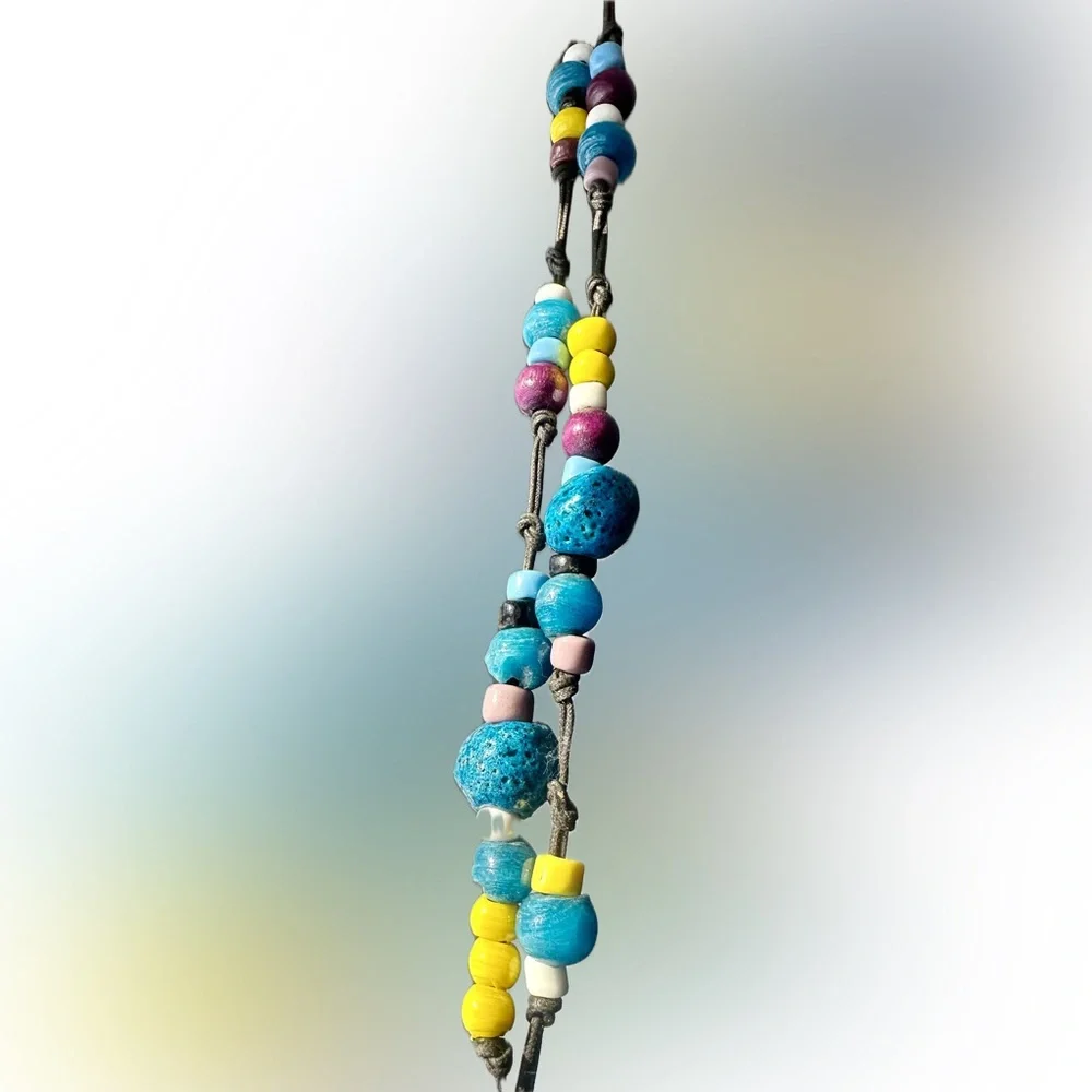 🦄 Handmade Unicorn Colorful Beaded Necklace or hanging decor